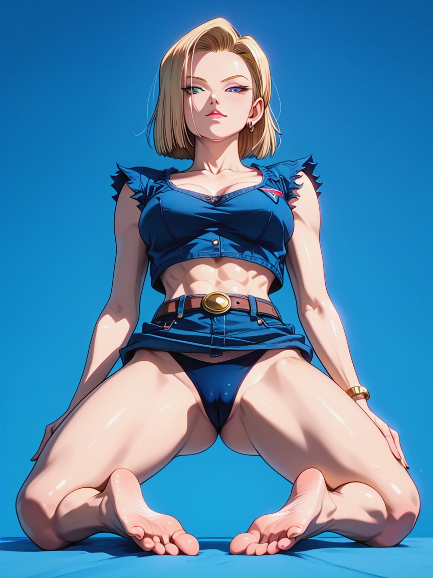 Soft Skin Texture, Camel Toe, Eyes Half Closed AI Porn