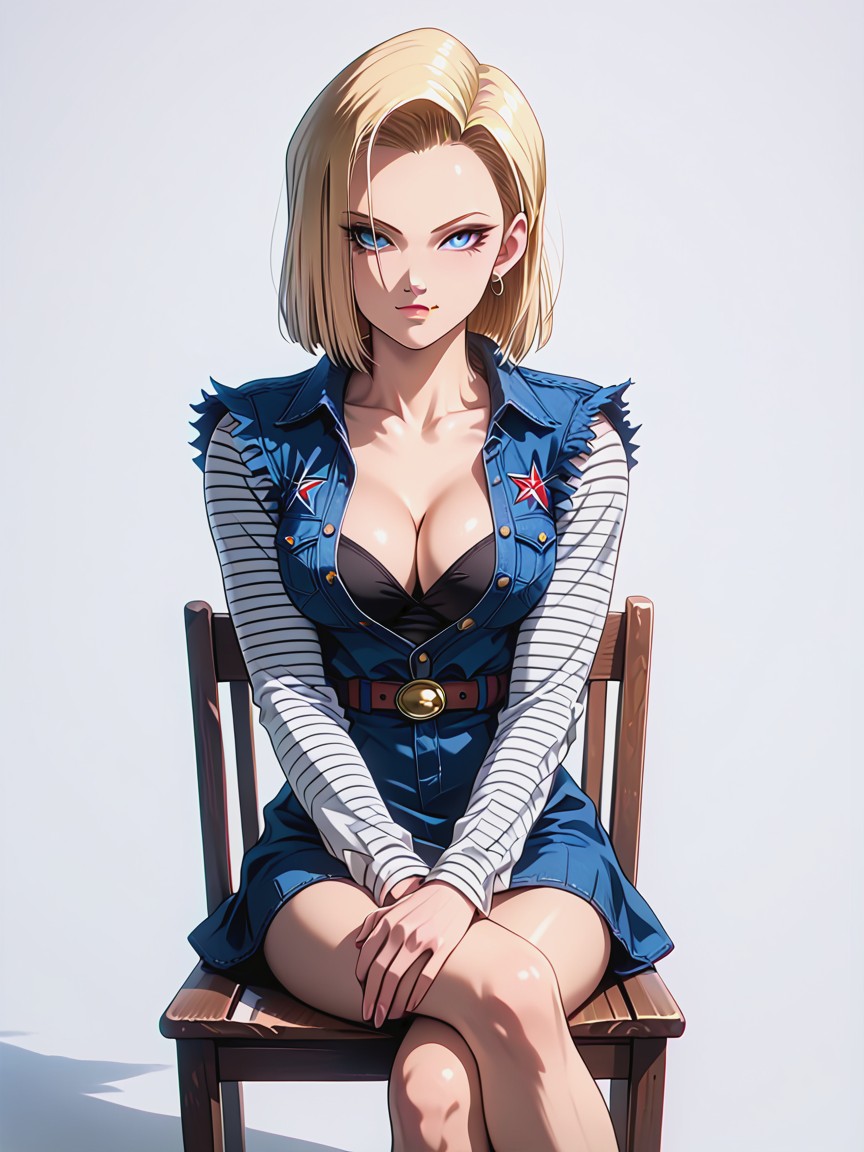 Hands Grabbing Ass, Skirt, Front View AI Porn