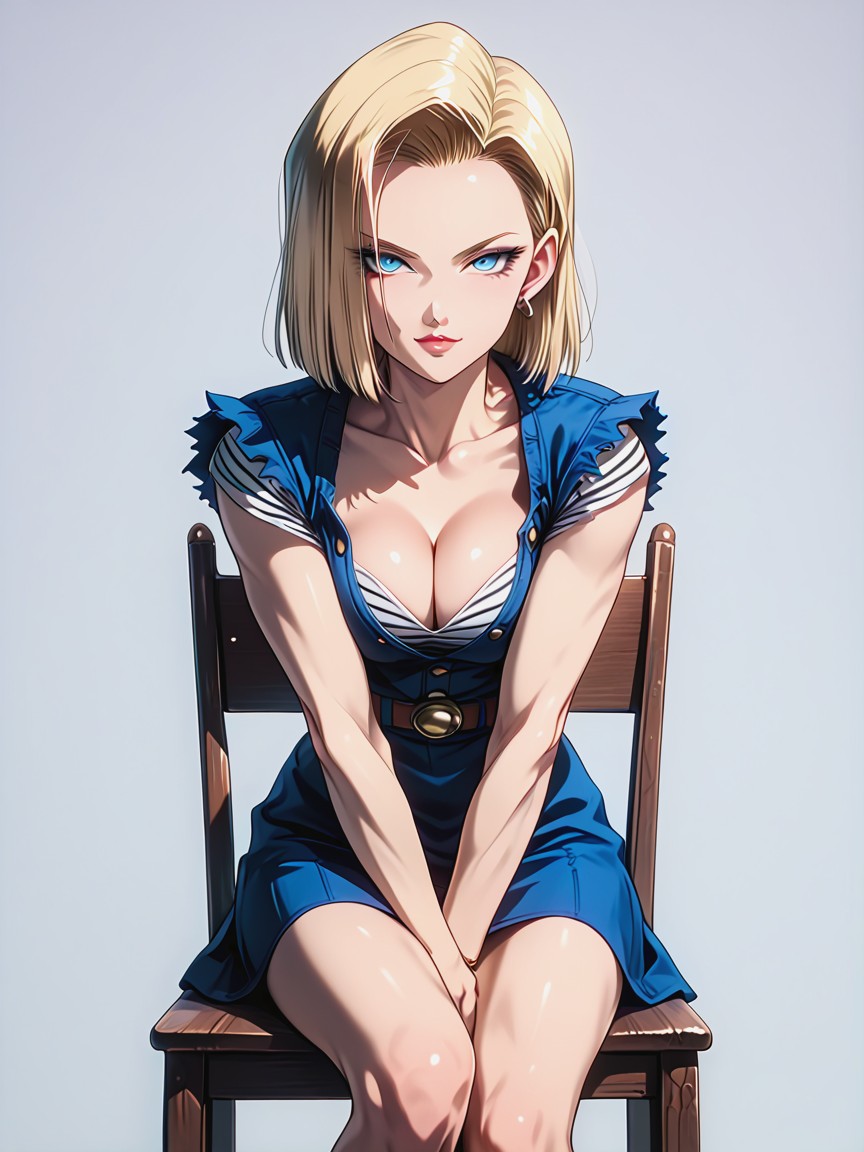 Natural Looking Eyes, Symmetrical Face, Skirt AI Porn
