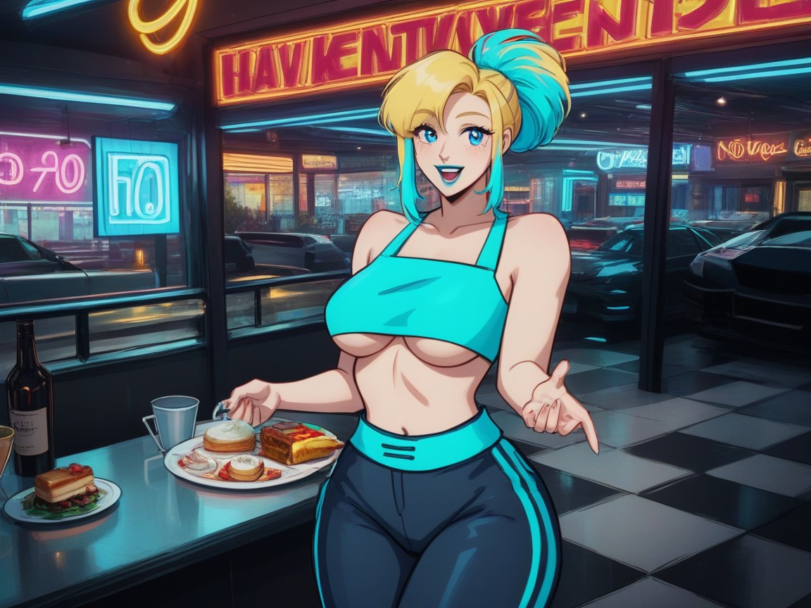 Blue Eyes, Round Eyes, 1 Person AI Porn