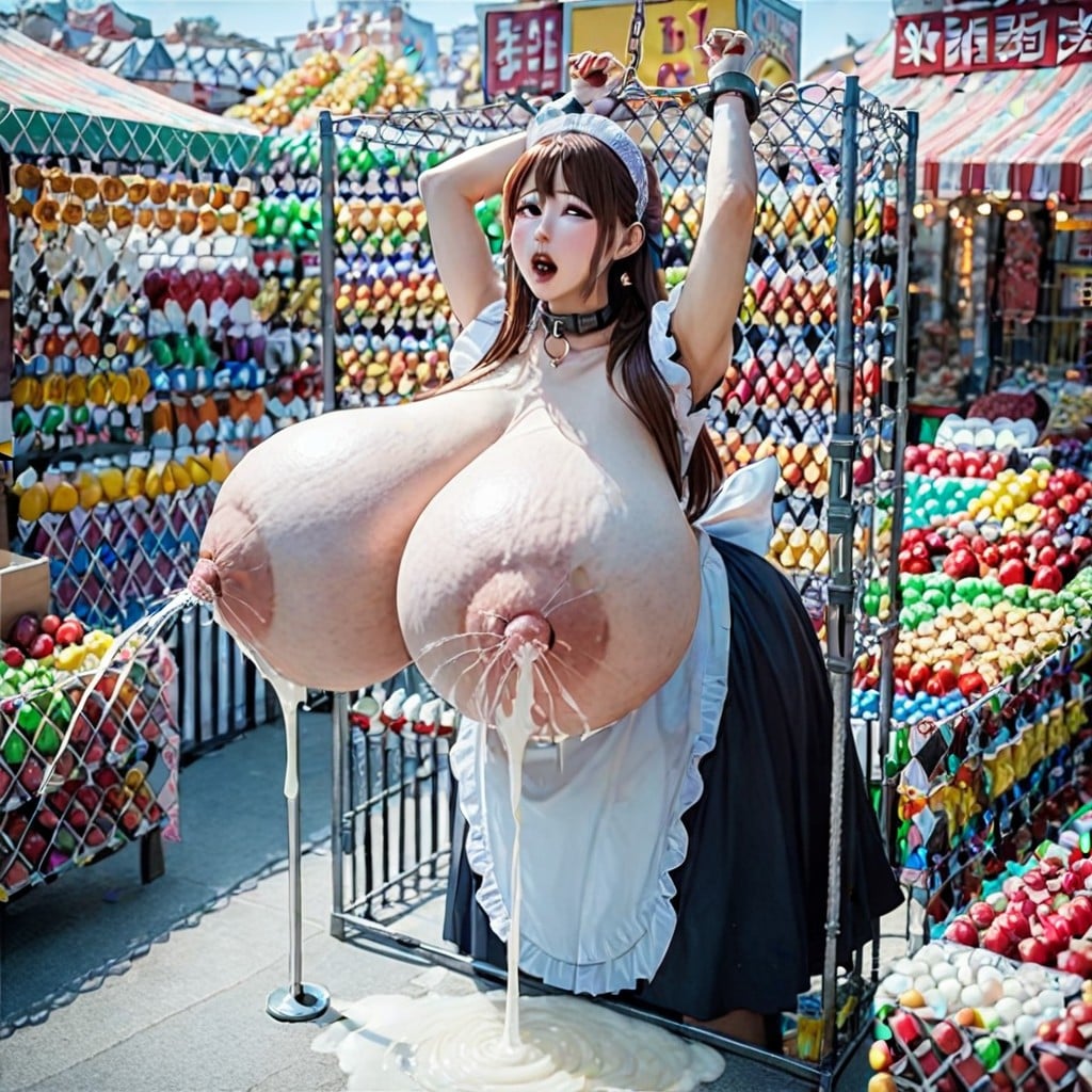Radiographie, Gigantic Massive Round Fat Breasts, Looking Towards The Audience Porno IA Asiatique