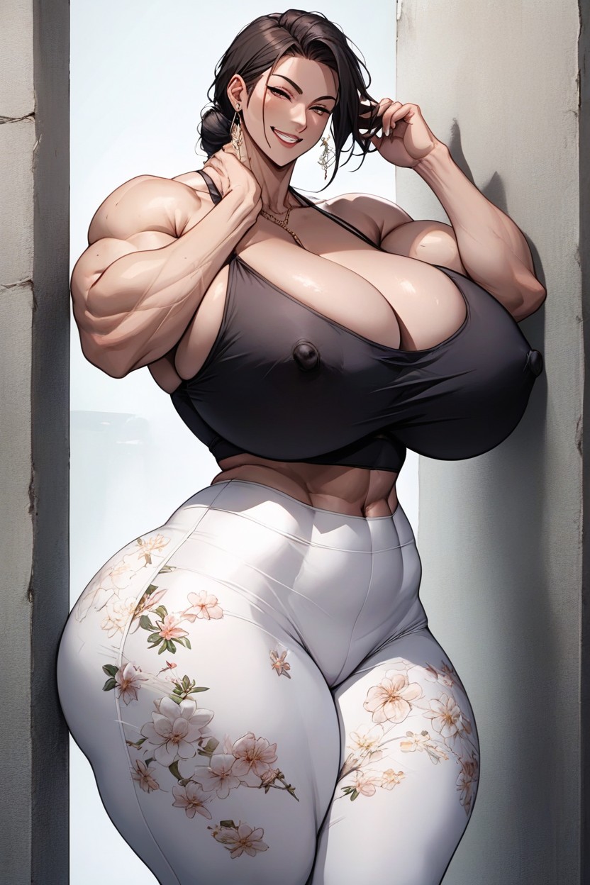 Waist, Perfect Face, Large Booty AI Porn