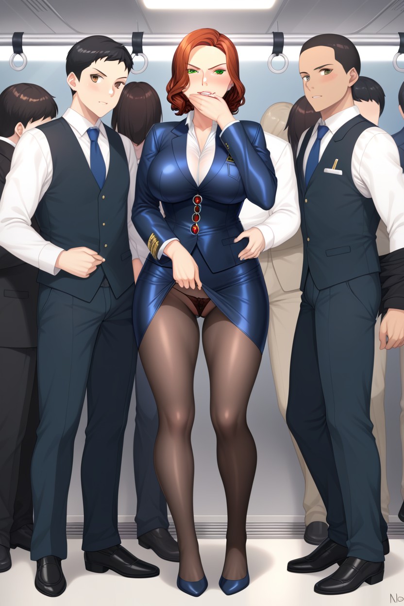 18+, Groped From Behind, Medium Ass AI Porn