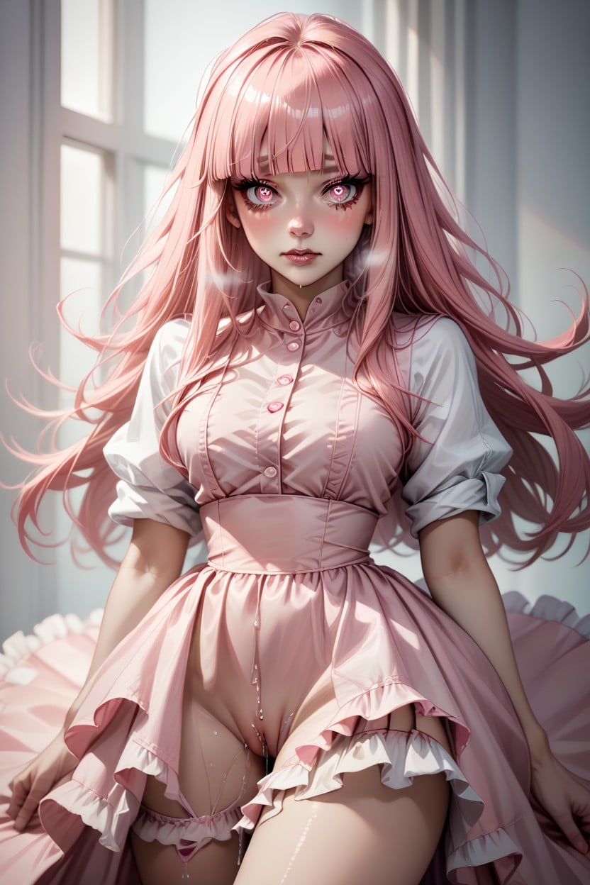 No Bule Hair, Accurately Depicted Eyes, Horny Hentai AI Porn