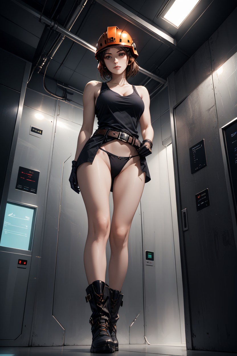 Sideboob, Topdown View, Cleavage Hentai AI Porn