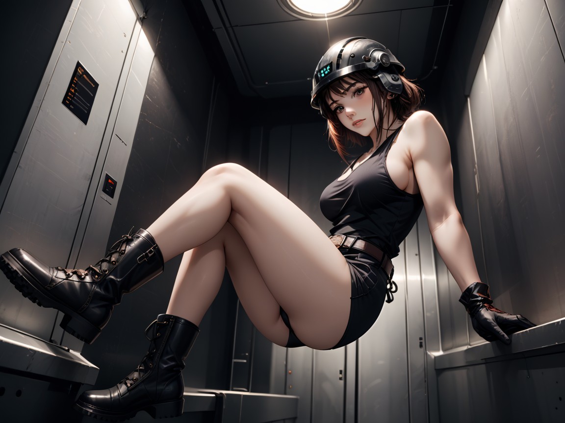 No Lights, Hard Helmet, Floating Hentai IA