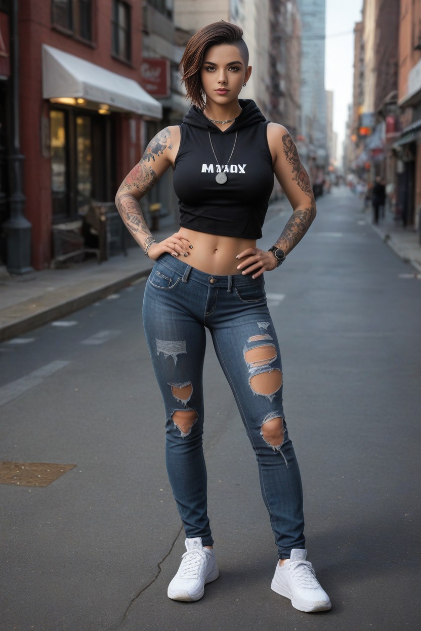 Tribal Tattoos, Artistic Neck Tattoos, Tattoos On Chest And Abdomen AIポルノ