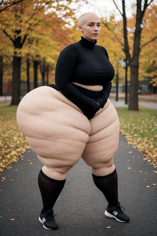 Bottom Heavy, Black Thong, Black Sweater AIポルノ