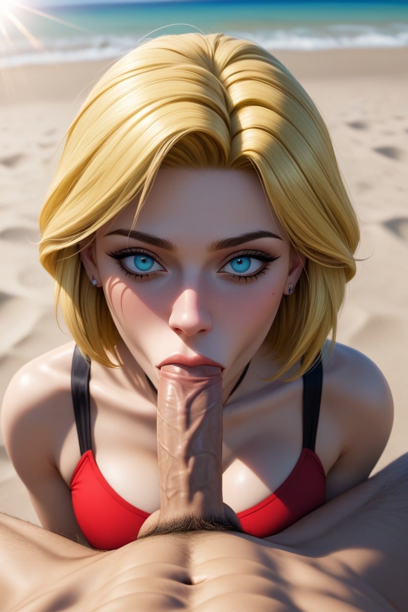 Gigantyczny Potworny Ogromny Kutas, Sperma Na Tyłku, Blonde AIポルノ