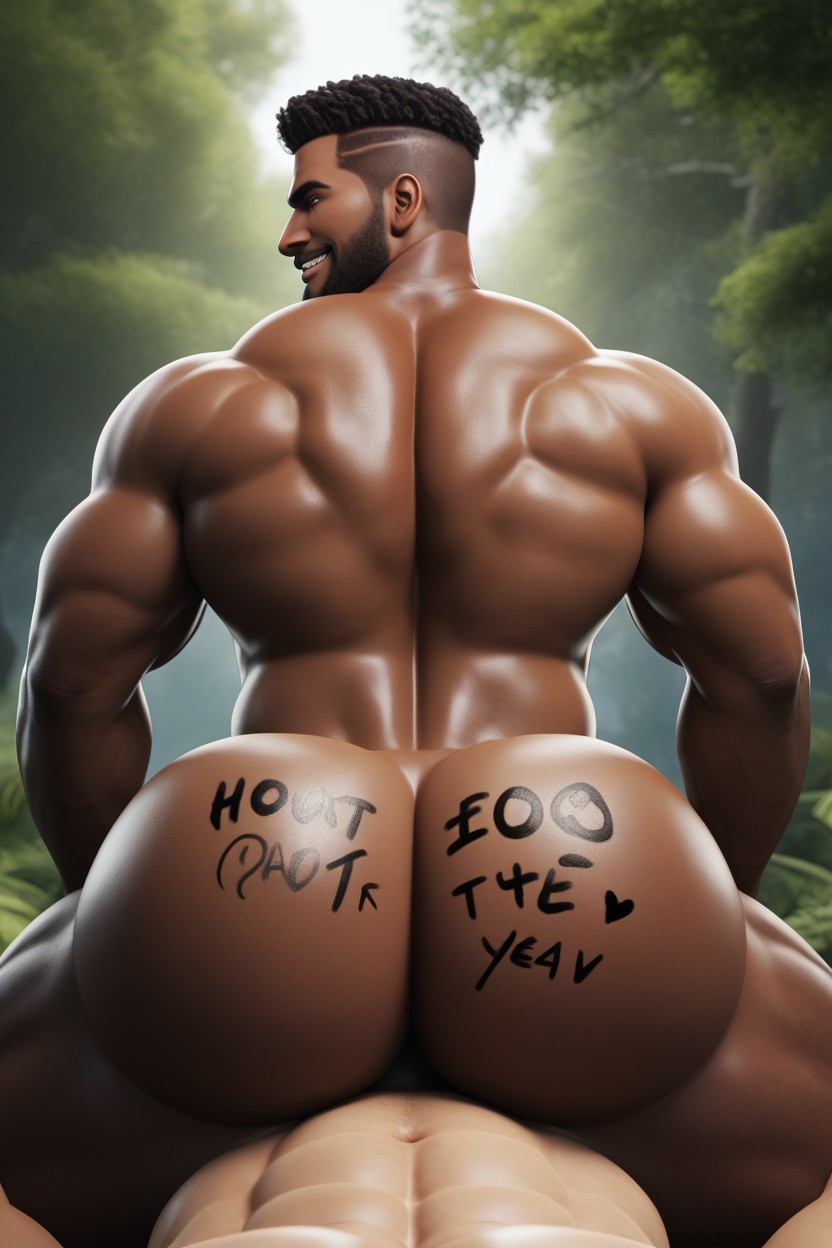 African, Tribal Wear, Hole Milks Dicks Like A Machine AI Gay Porn
