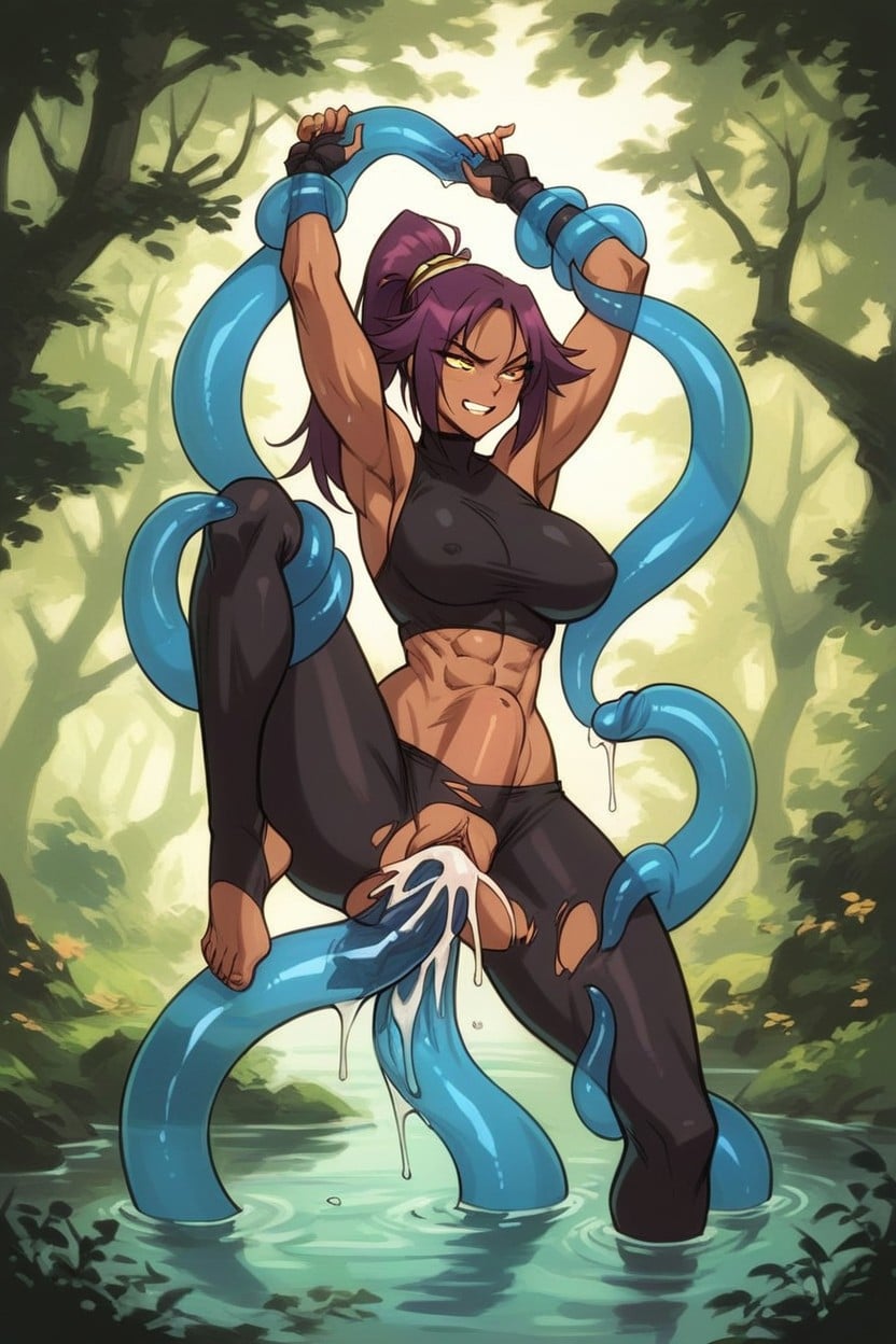 Yoruichi, Timeline View, Pussy Spread Wide Hentai AI Porn