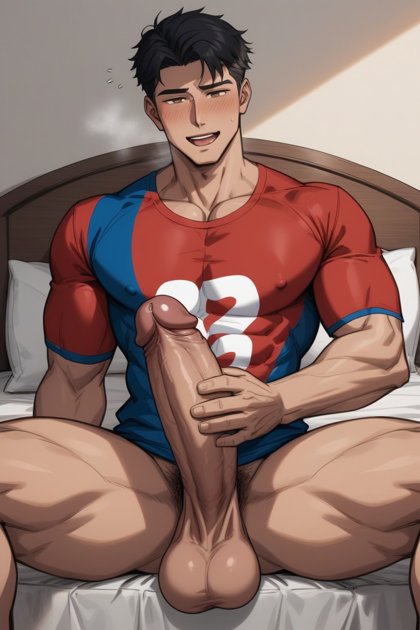 Gigantic, Facing Away, Masturbation AI Gay Porn