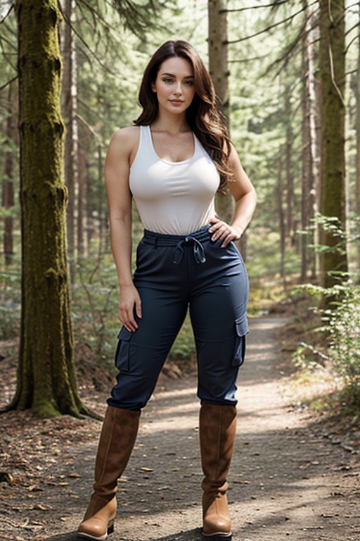 Thick Thighs, Long Legs, Large Ass AI Porn