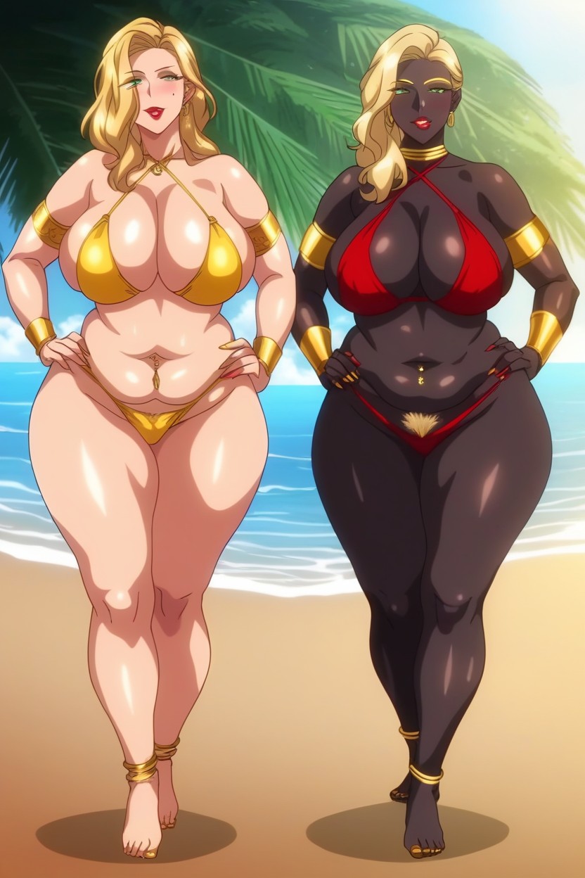 Large Ass, Naughty, Motherly Body Hentai AI Porn