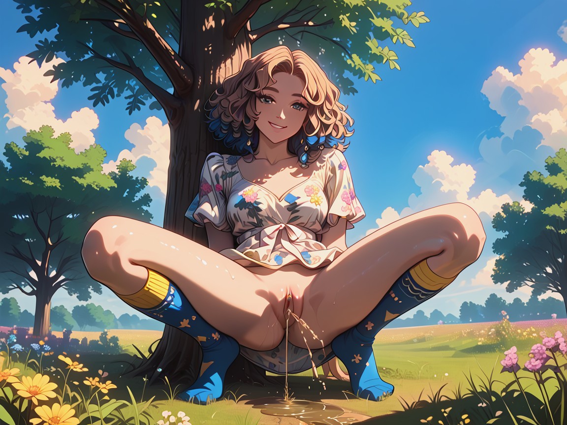 Ultra Smiling Face, Beautiful Woman, No Men AI Porn