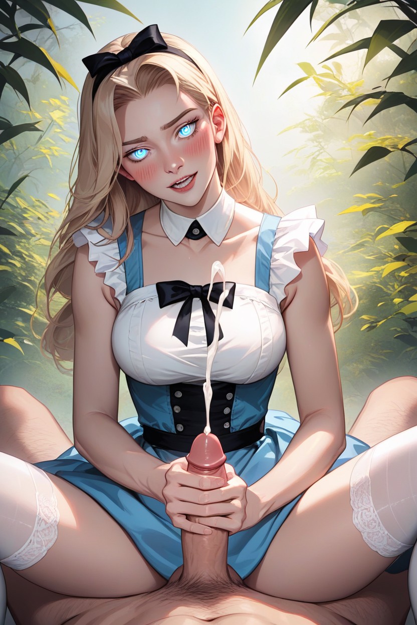 Blond Hair, Blushed, 18+ Hentai AI Porn