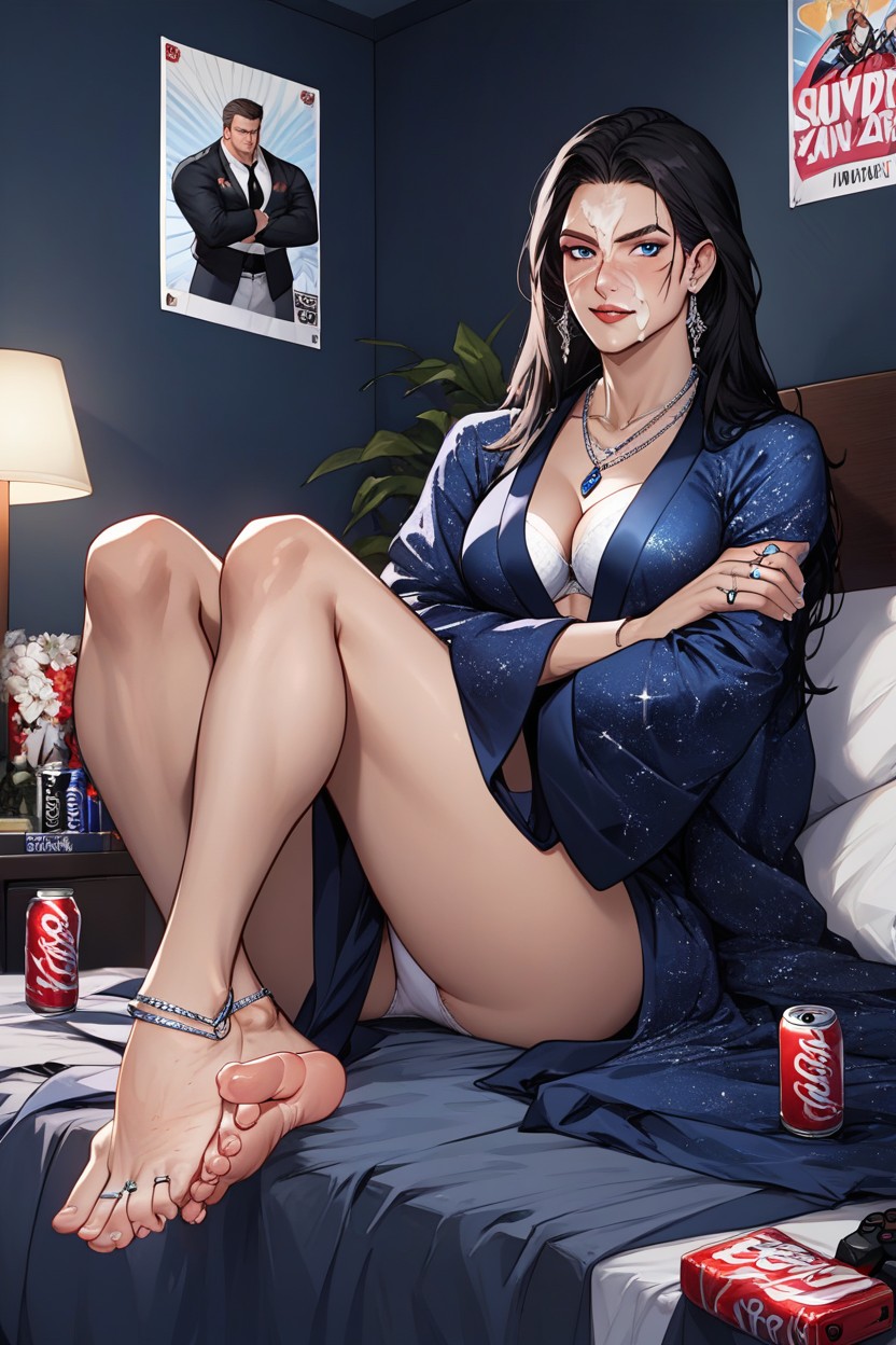 Toe Ring, Robe Covering Body, Wedding Ring AI Porn
