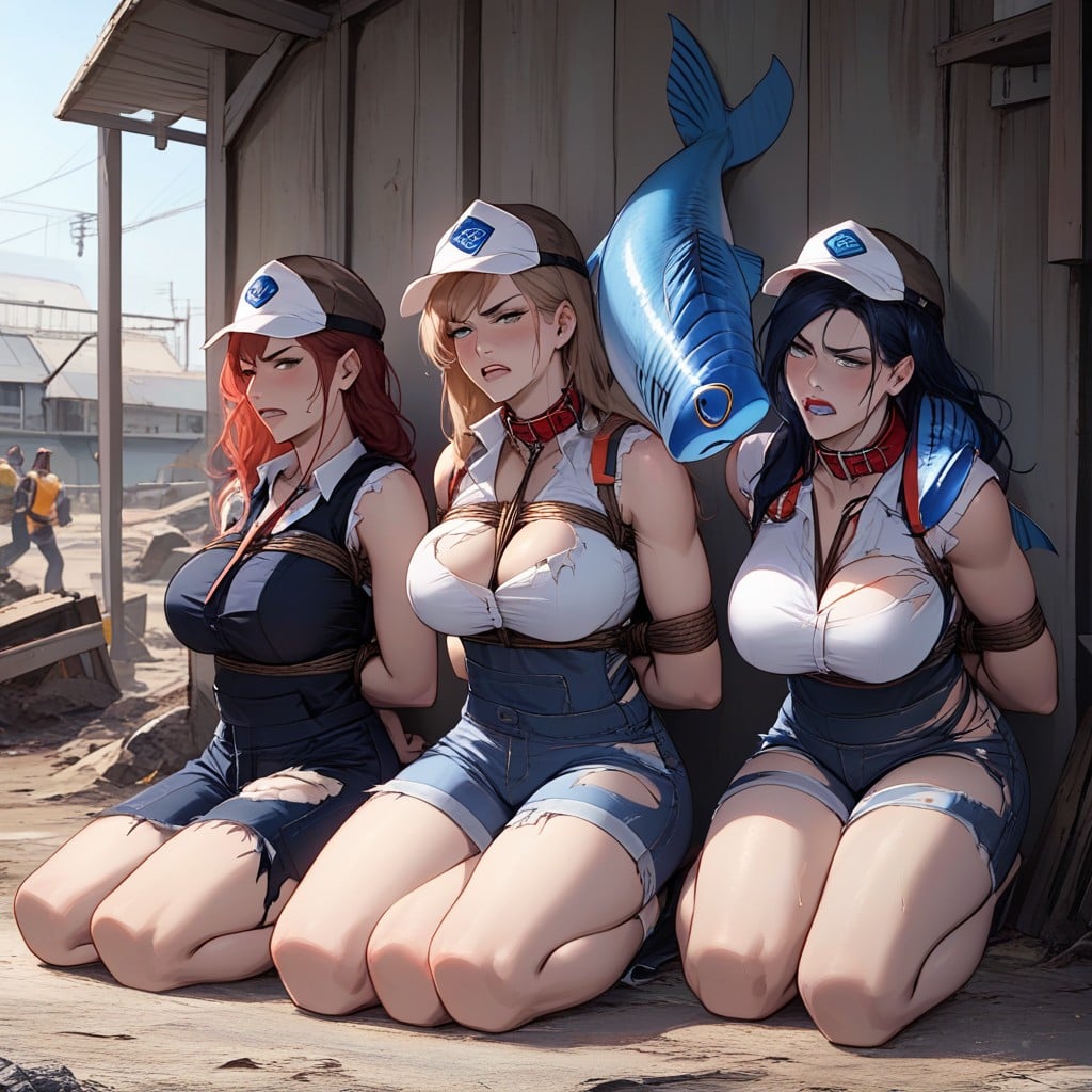 Sexy, Deep Cleavage, Form Fitting Clothes Hentai AI Porn
