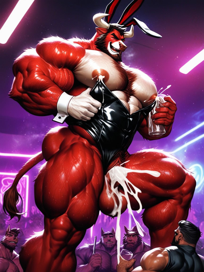 Very Short Hair, Big Muscle, Cunt AI Gay Porn