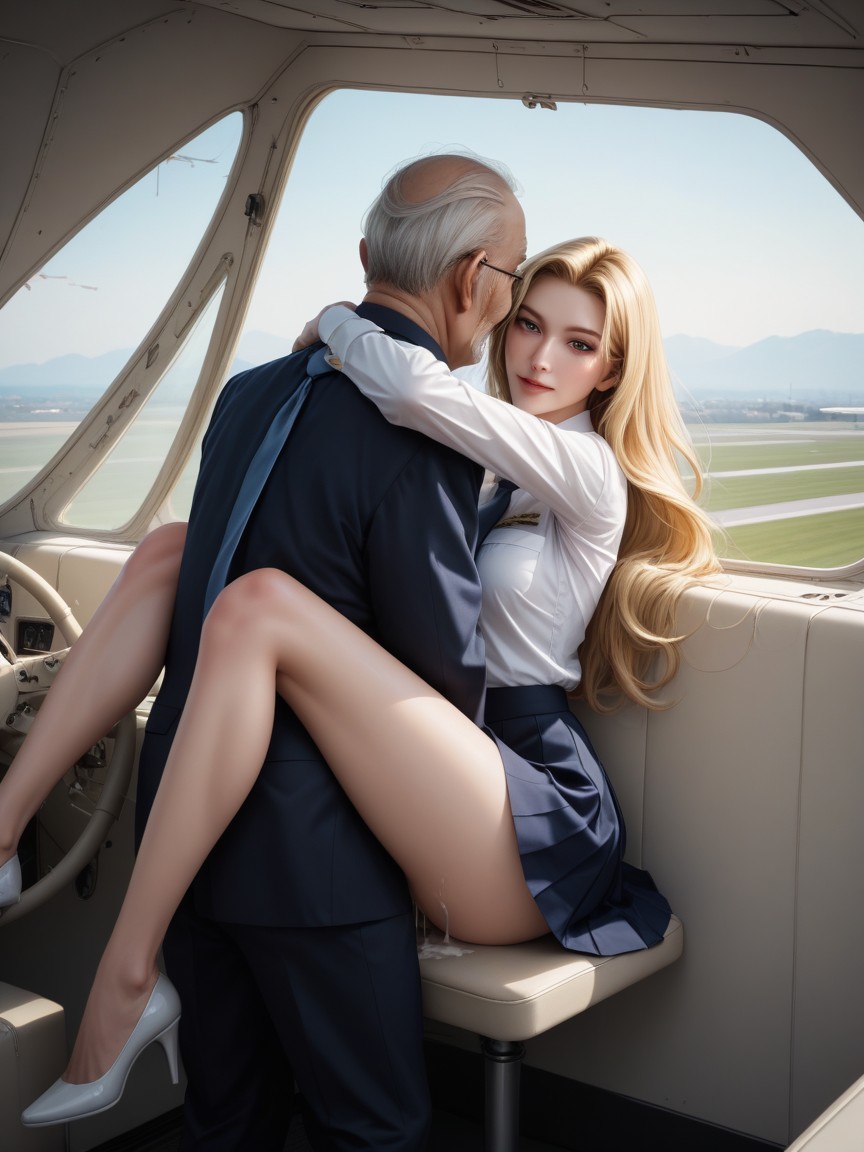 Blonde Hair, Full Body Shot, Extreme Realism AI Porn