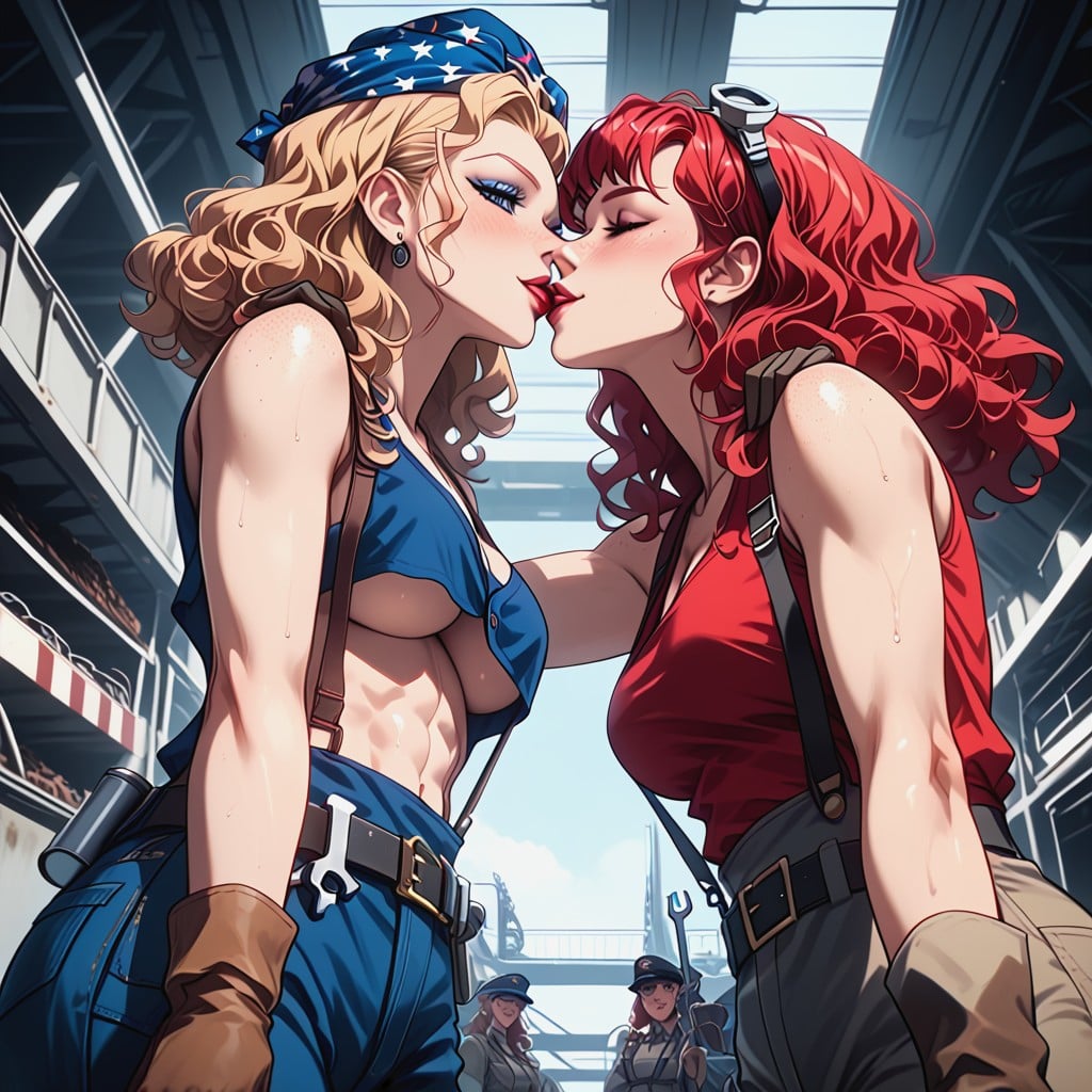 Faded Colors, 20+, World War Era Image AI Porn
