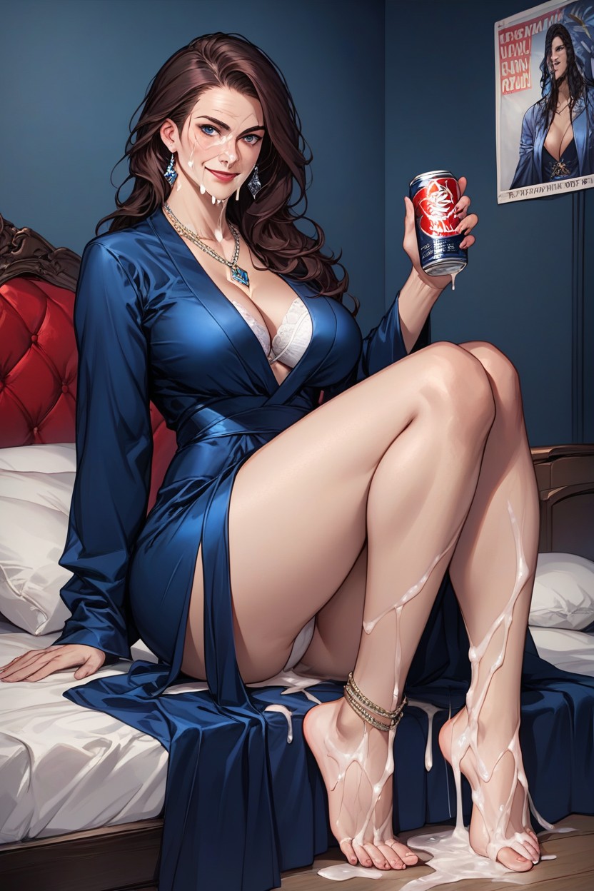 Curvy Body, Cute, Sexy Feet AI Porn