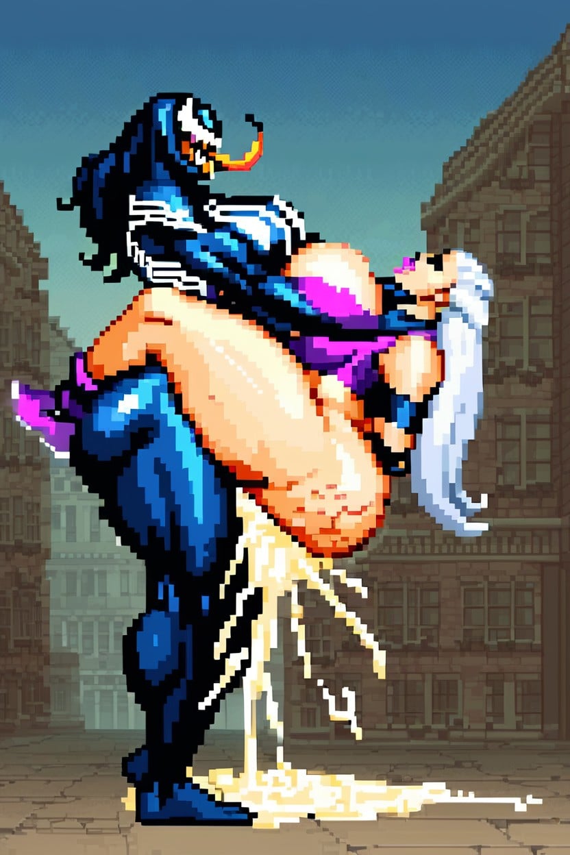 Torned Full Costume, Excessive Amounts Of Cum, Cum All Over AI Porn