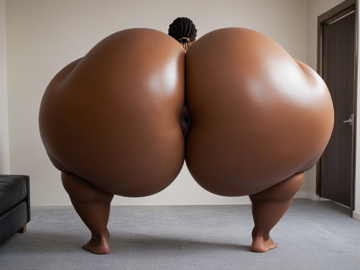 Giant Ass, Bending Over, Full Body AI Porn
