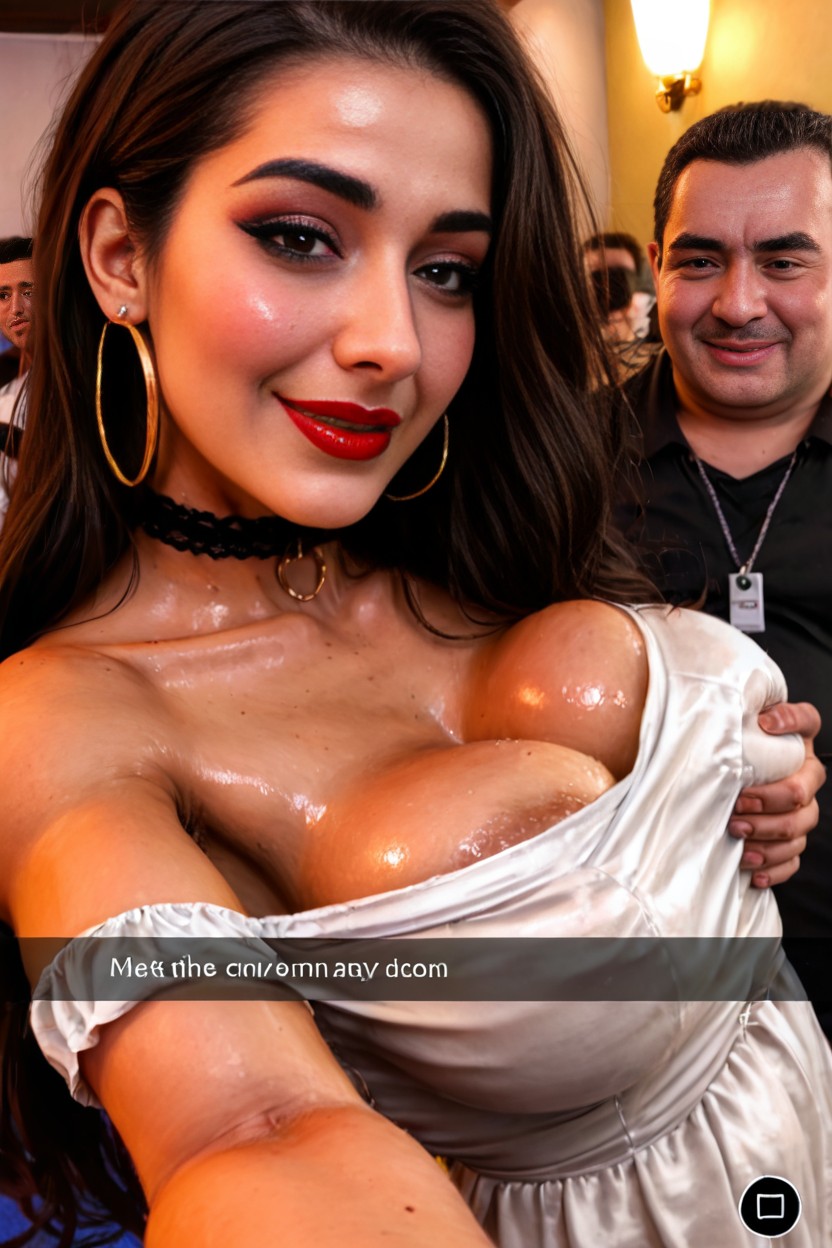Hdr, Tits Exposed, Fat Men Groping Her AI Porn