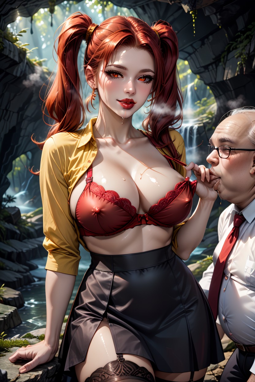 Full Lips, Dynamic Motion, Boca Abierta Hentai IA