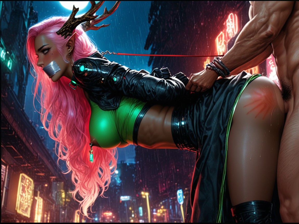 Full Comic Story, Ass Spanked, Taped Mouth AI Porn