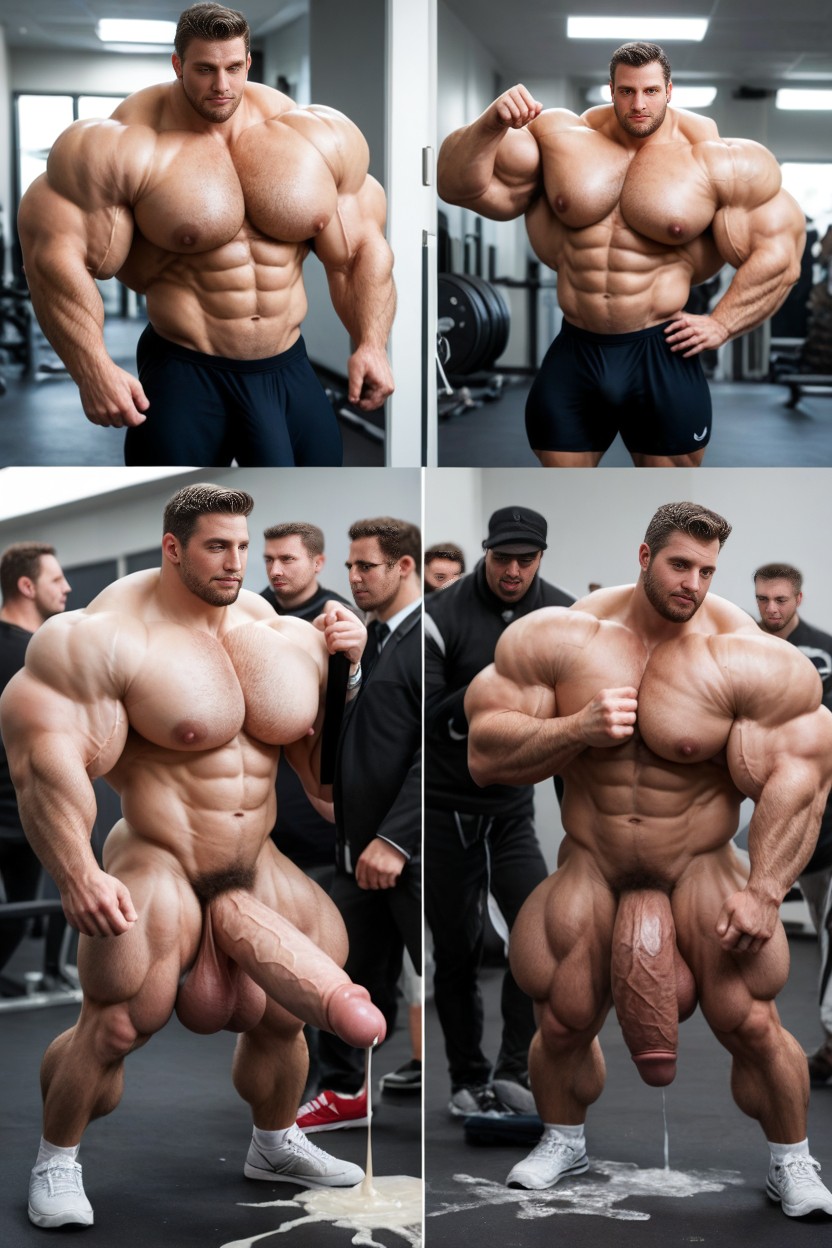 Gigantic Penis, Girthy Cock, Hairy Body Porno gay IA