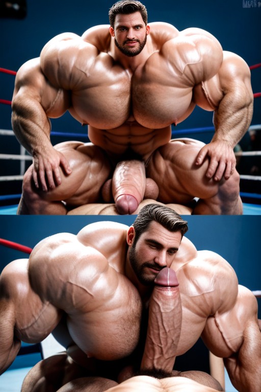Extreme Hyper Cock, Hairy Body, Body Hair AI Gay Porn