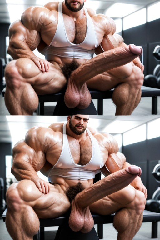 Big Balls, Thong, Extreme Girth AI Gay Porn