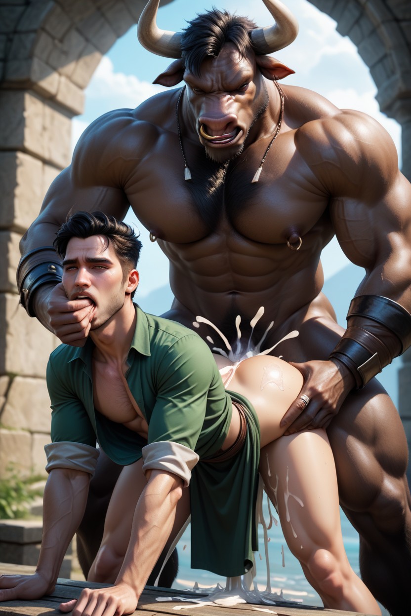 Cumshot, Small, Orgasming AI Gay Porn