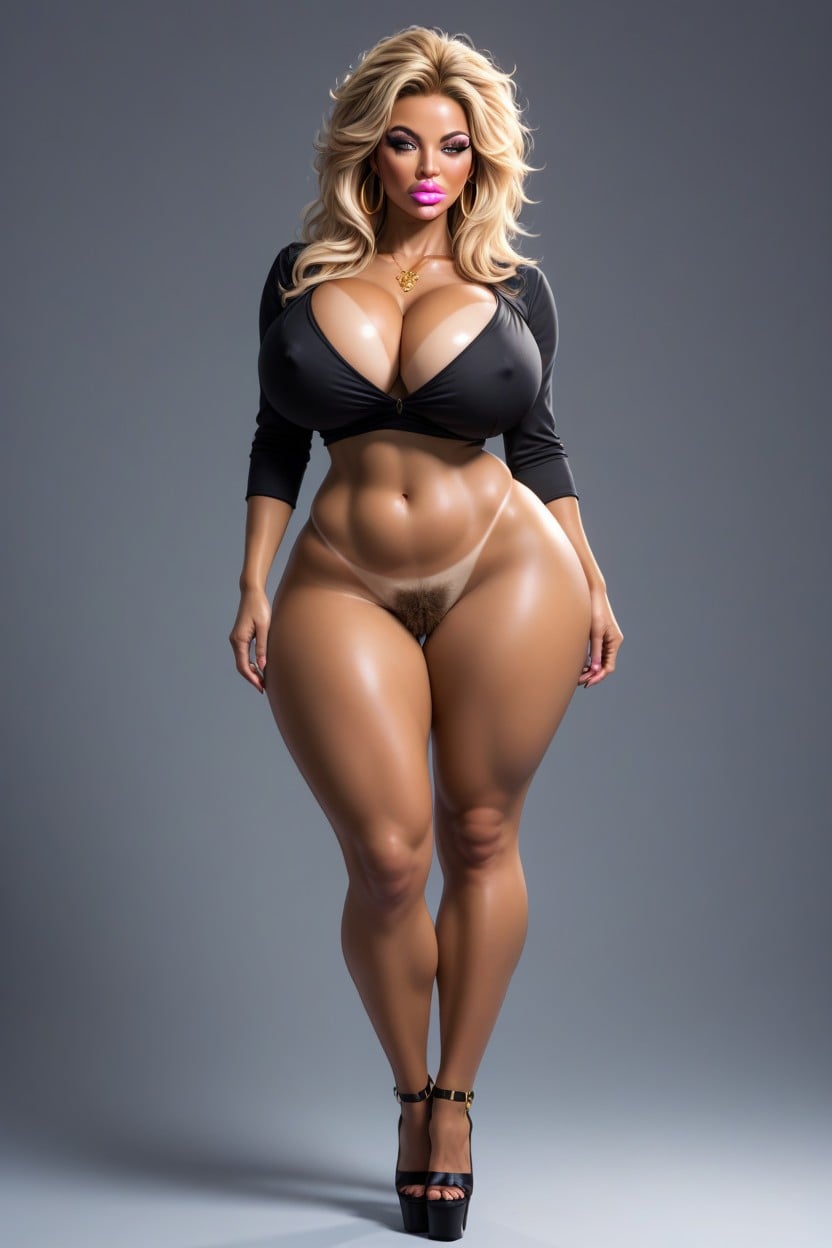 Whooty, Hyper Wide Hips, Snatched Waist MILF AI Porn