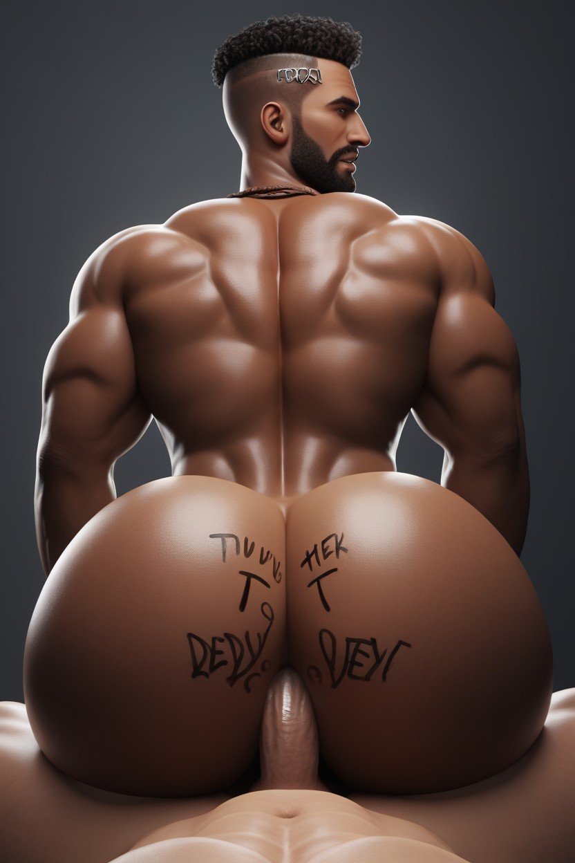 Body Writing On Ass, Power Bottom, Bottom’s Hole Is The Demon’s Mouth That The Demon Talks To The Top Through Directly AI Gay Porn
