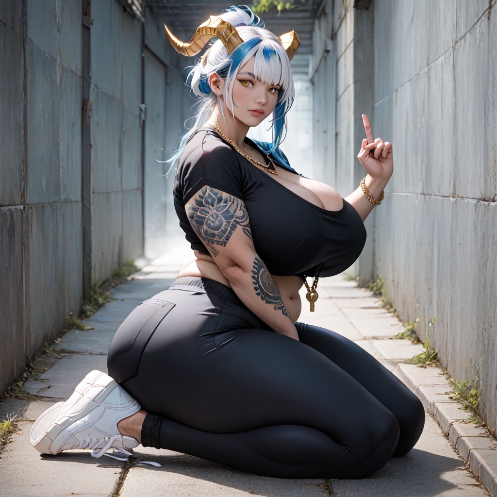 Breast Expansion, Chubby Arms, Wide Hips Hentai AI Porn