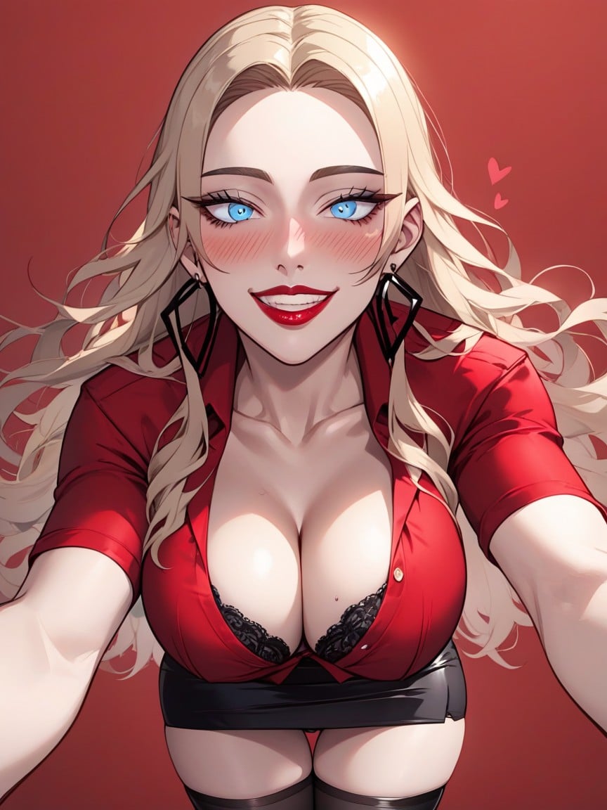 Business Skirt, Happy, Detailed Body Hentai AI Porn