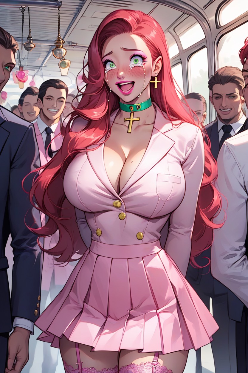 Hourglass, Tight Waist, Detailed Face Hentai AI Porn