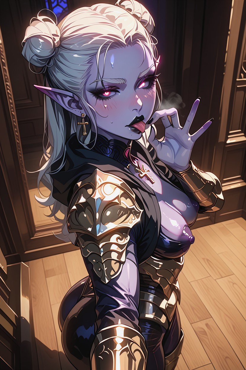 Highly Detailed, Glowing Eyes, Perfect Curve Figure Body Hentai AI Porn