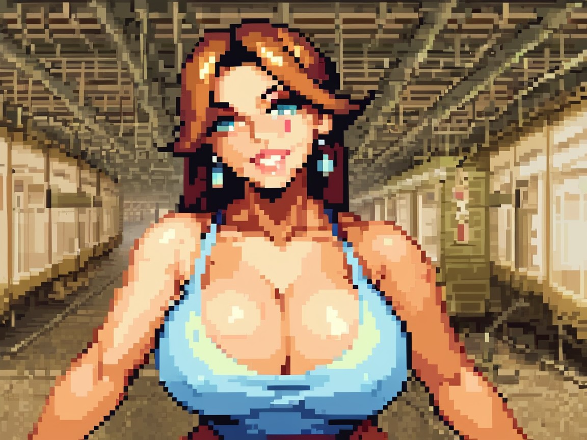 Sexy Pose, Ultra High Detailed Pic With A Lot Of Pixels For Hd Definition, Presenting Boobs AI Porn