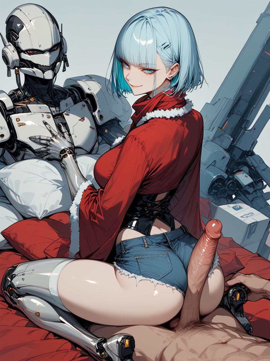 Armored Socks, Fair Skin, Curled Toes AI Porn