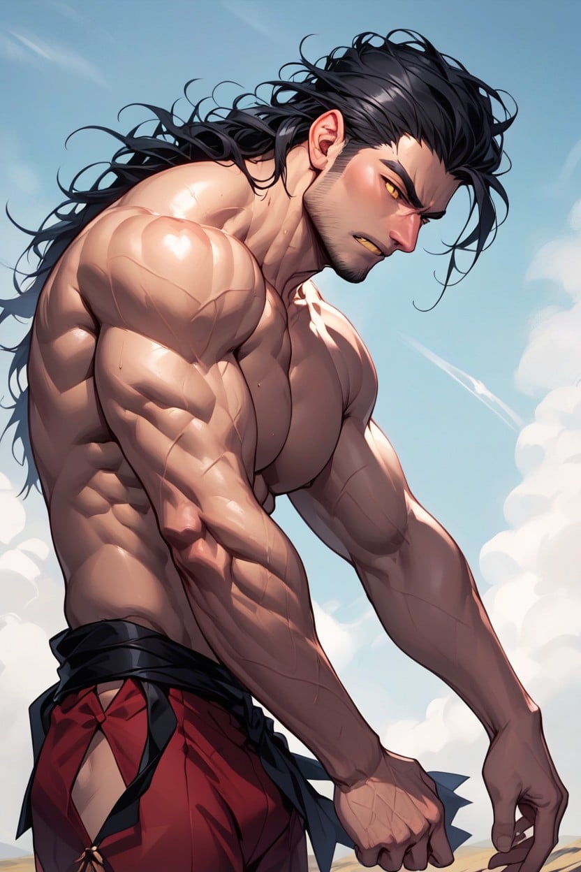 And Angry Character, Reflects Determination, Defiant Hentai AI Porn