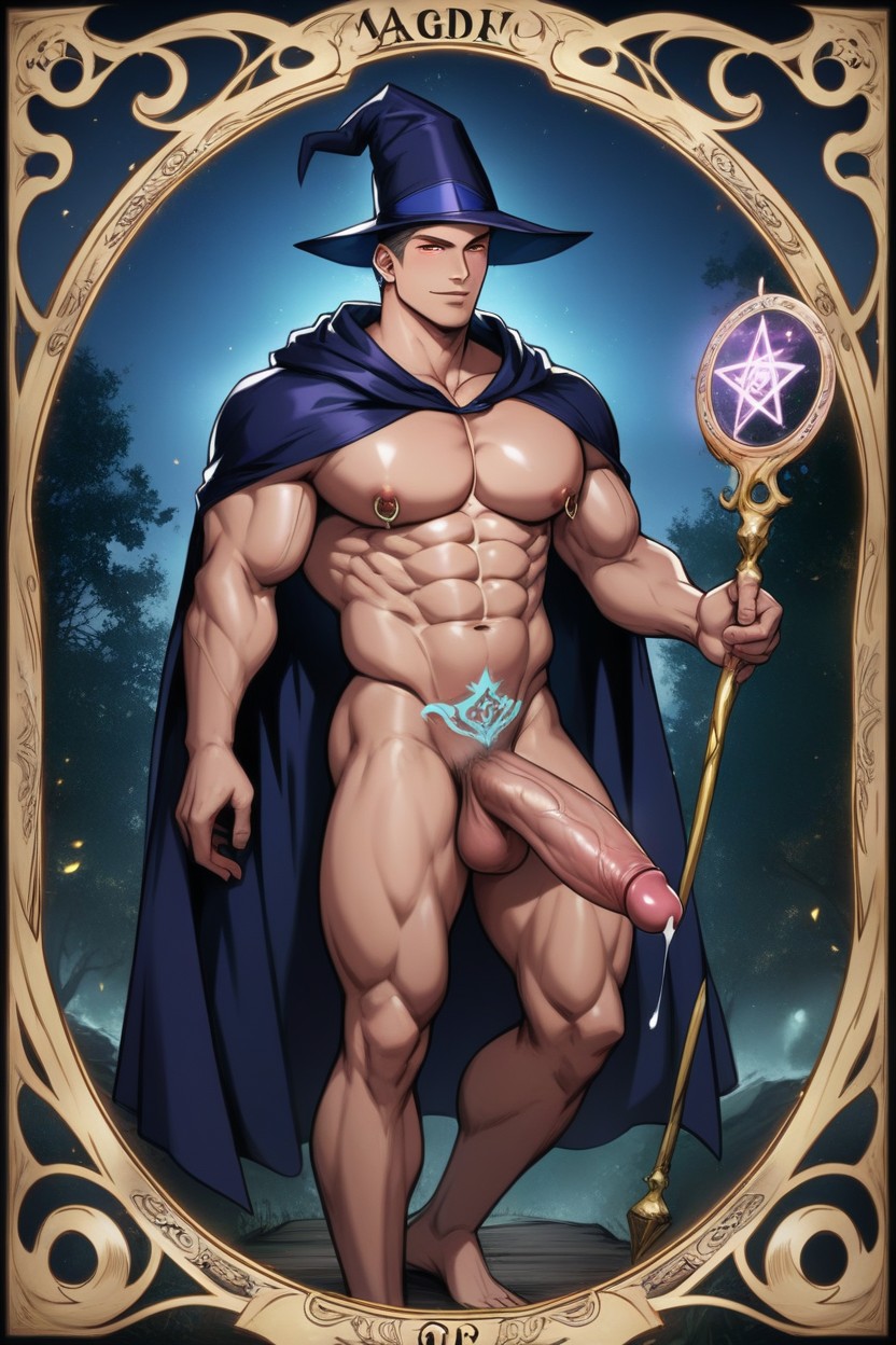 Baggy Hoodie, Wizard Cloak, 1 Person AI Gay Porn
