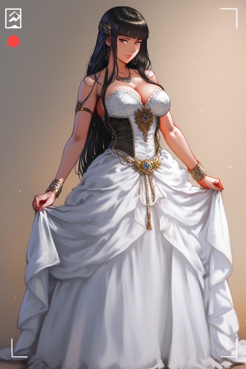 18+, Light Outlines Body Shapes, Bitchy Dress AI Porn