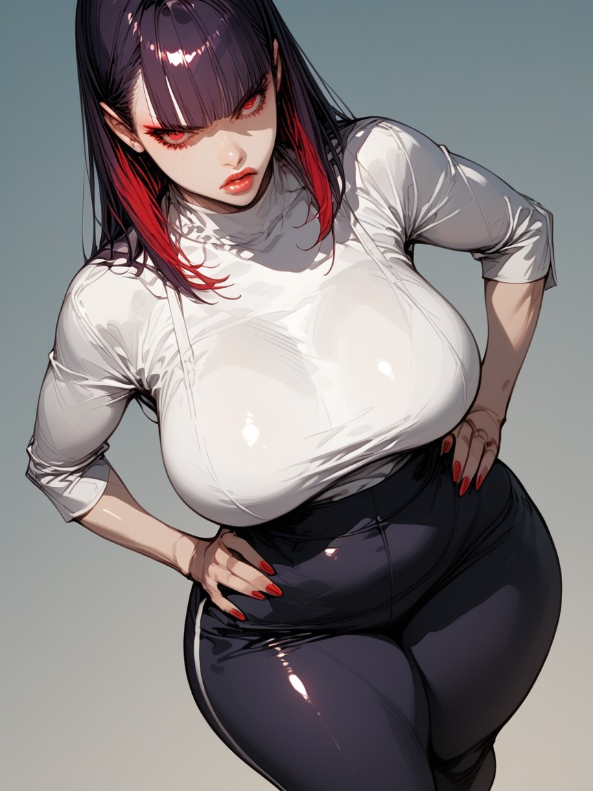 Extremely Large Ass, Giant Saggy Breasts, 20+ Hentai AI Porn