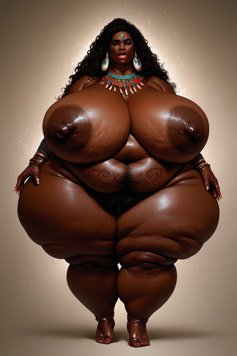 Sunny, Tribal Wear, 30+ BBW AI Porn