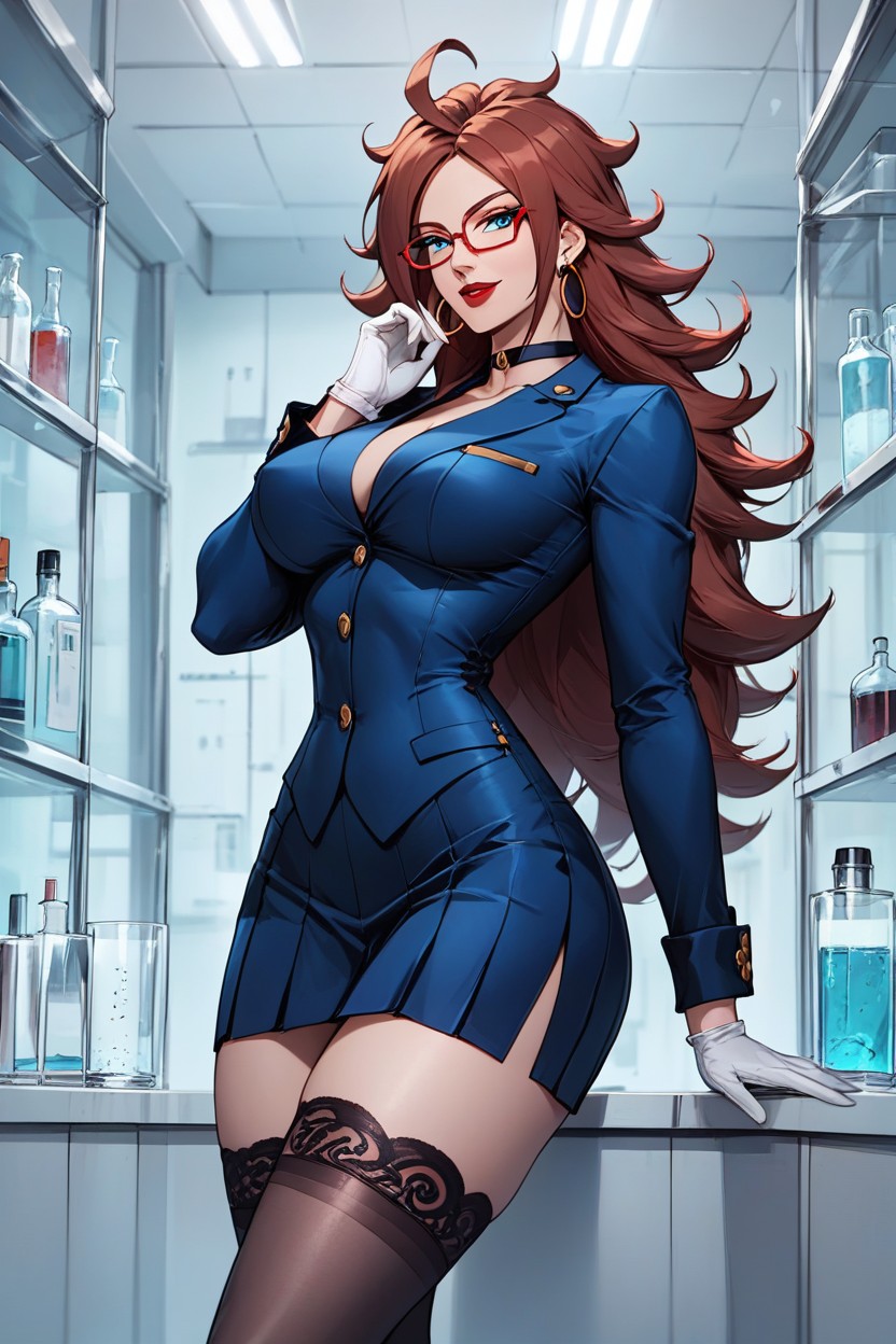 Hourglass, High Resolution, Blue Eyes Hentai AI Porn