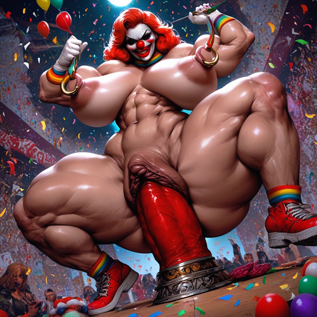 50+, Bithday Party, Clown AI Porn